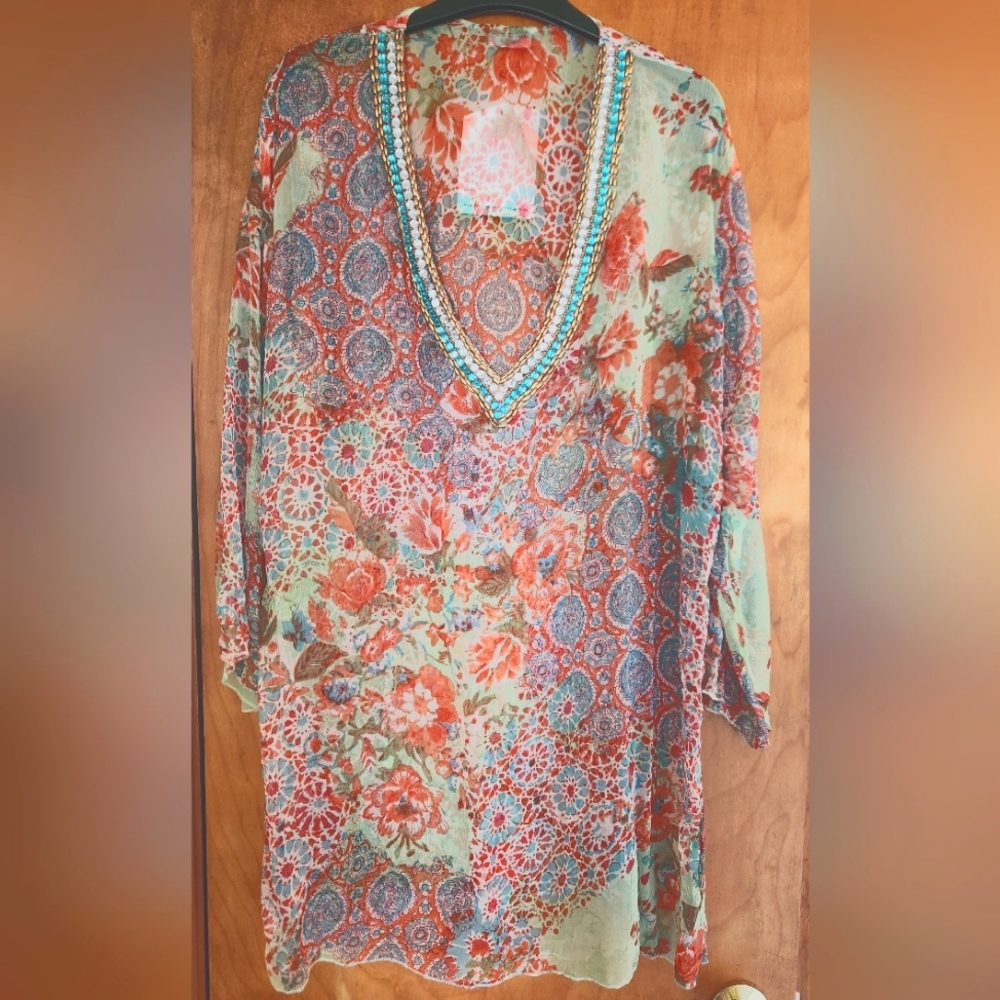 Floral Long Sleeve Tunic